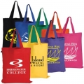 Coloured Cotton Double Short Handle Tote Bag 140 Gsm