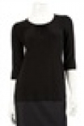 Ladies ? Slv. Gathered Front Knit Top