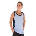 Kids Cool-breathe Contrast Singlet